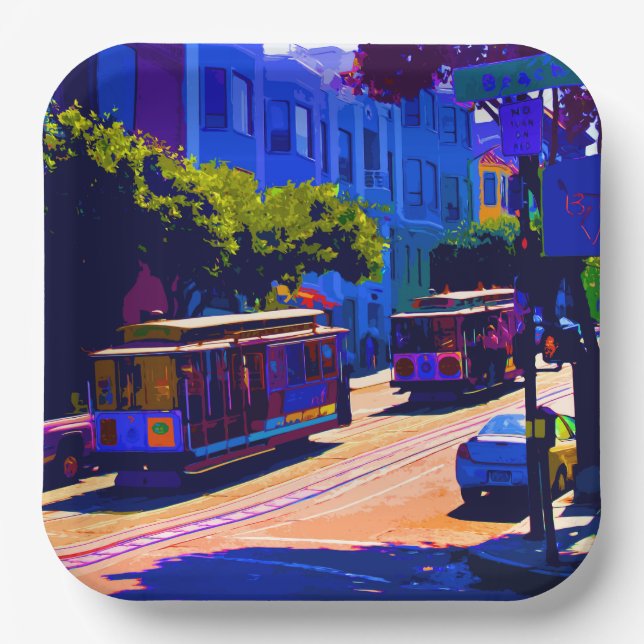 San Francisco 006 Paper Plates (Front)