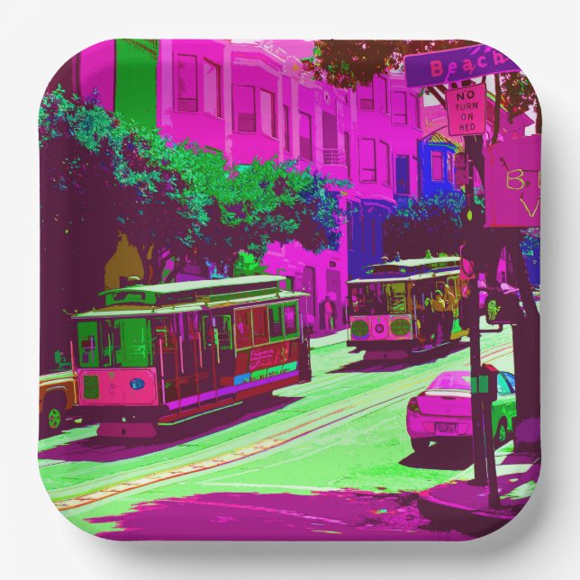 San Francisco 009 Paper Plates (Front)