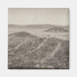 San Francisco, 1862 from Russian Hill Magnet