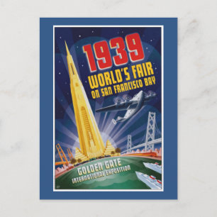 San Francisco 1939 World's Fair Vintage Postcard