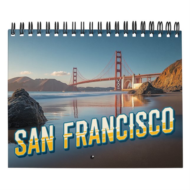 San Francisco 2025 Calendar - 12 Iconic Scenes (Cover)