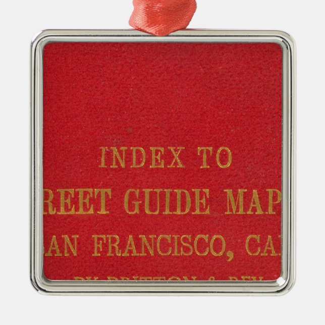San Francisco 2 Metal Ornament (Front)