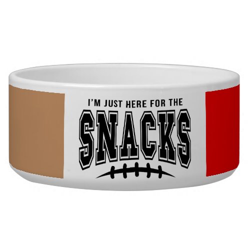 San Francisco 49ers Here For The Snacks Pet Bowl