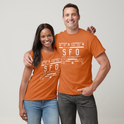 San Francisco Airport Code T_Shirt