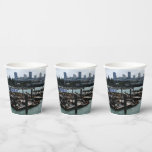 San Francisco and Pier 39 Sea Lions City Skyline Paper Cups