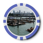 San Francisco and Pier 39 Sea Lions City Skyline Poker Chips