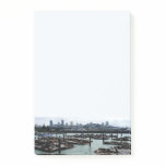 San Francisco and Pier 39 Sea Lions City Skyline Post-it Notes