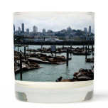 San Francisco and Pier 39 Sea Lions City Skyline Scented Candle