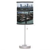 San Francisco and Pier 39 Sea Lions City Skyline Table Lamp (Left)