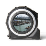 San Francisco and Pier 39 Sea Lions City Skyline Tape Measure