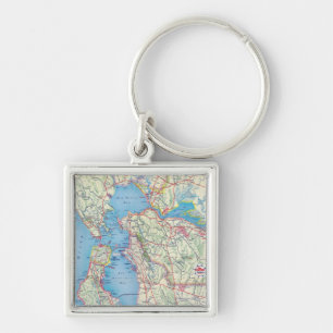 San Francisco and Vicinity Keychain