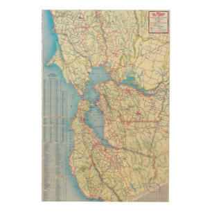 San Francisco and Vicinity Wood Wall Art