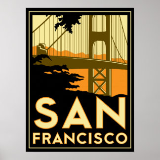 San Francisco Art Deco Poster