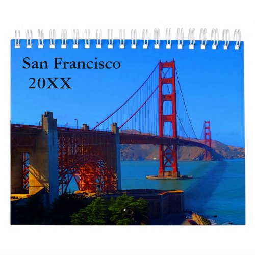 San Francisco Attractions 1 Calendar