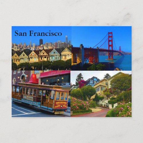 San Francisco Attractions 3_2  Postcard