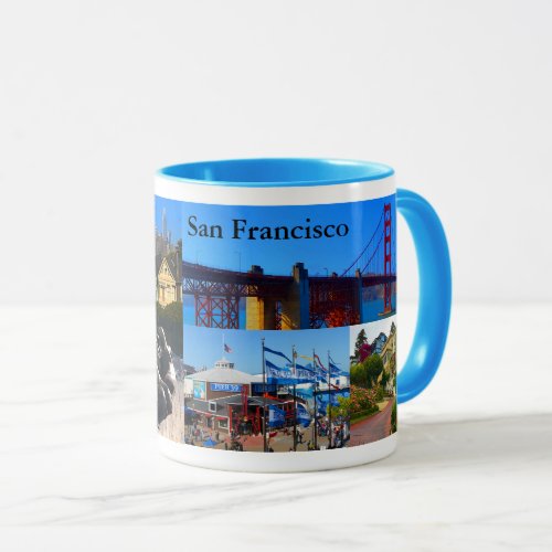 San Francisco Attractions 3 Mug