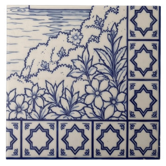 San Francisco Azulejo Mural 6 of 6 Bottom Right Ceramic Tile
