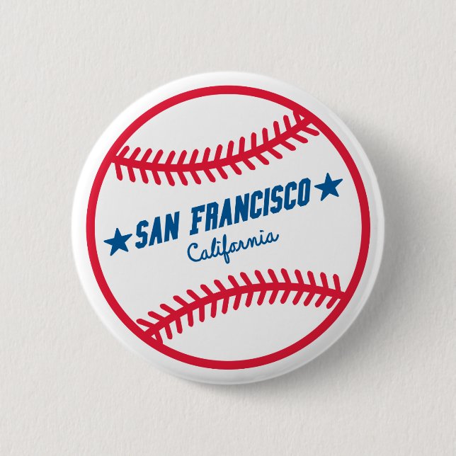 San Francisco Baseball Button (Front)