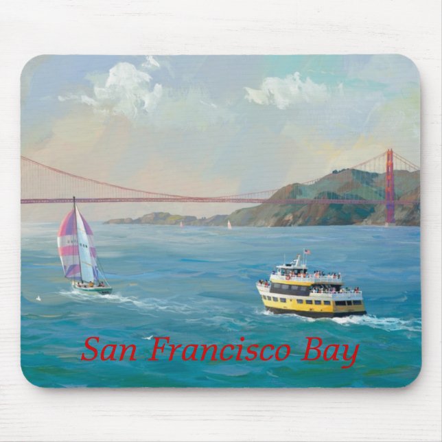 San Francisco Bay, Alexander Chen Mouse Pad (Front)