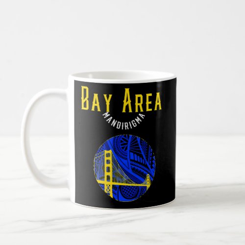 San Francisco Bay Area Bridge Polynesian Warrior T Coffee Mug