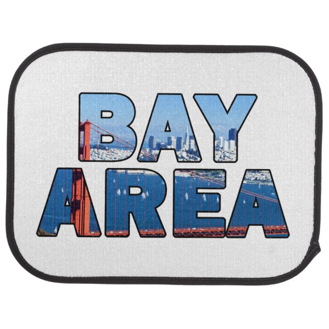 San Francisco Bay Area Car Floor Mat (Rear)