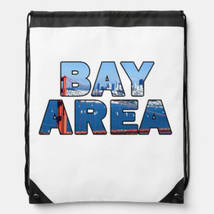 San Francisco Bay Area Drawstring Bag