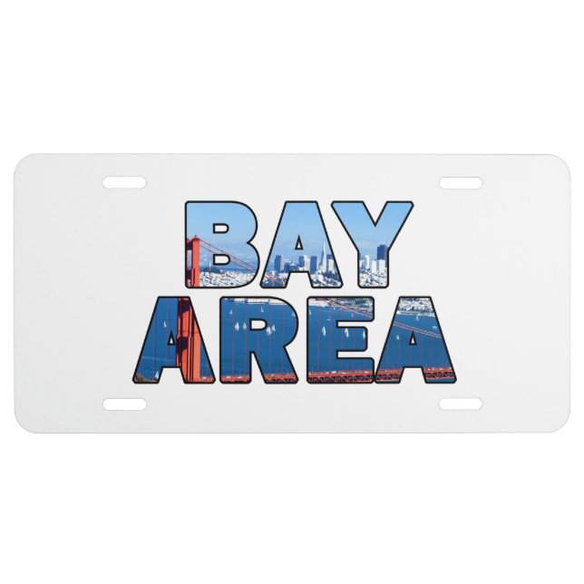 San Francisco Bay Area License Plate (Front)