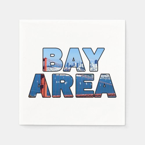 San Francisco Bay Area Paper Napkins