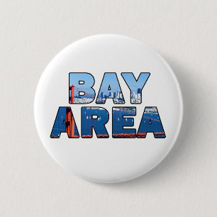 San Francisco Bay Area Pinback Button