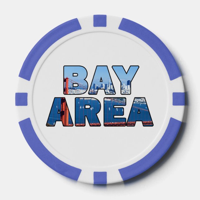 San Francisco Bay Area Poker Chips (Front)