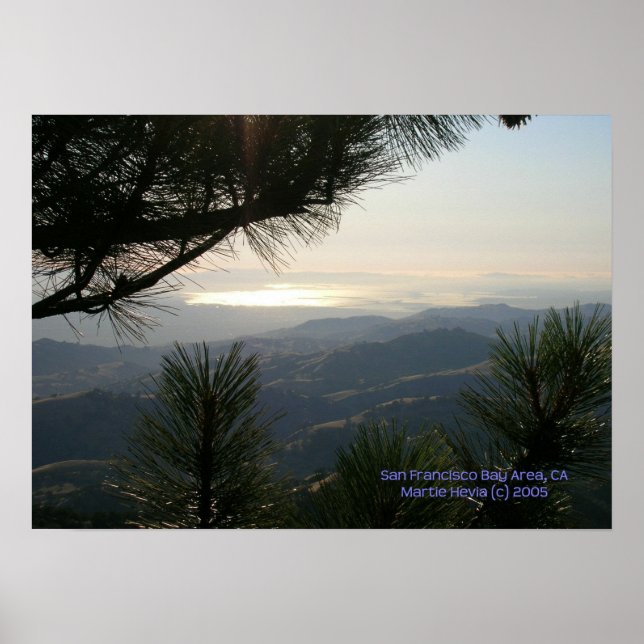 San Francisco Bay Area Print - Select Your Frame (Front)