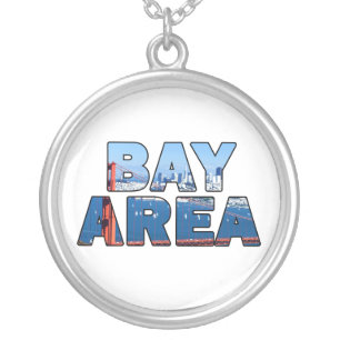 San Francisco Bay Area Silver Plated Necklace