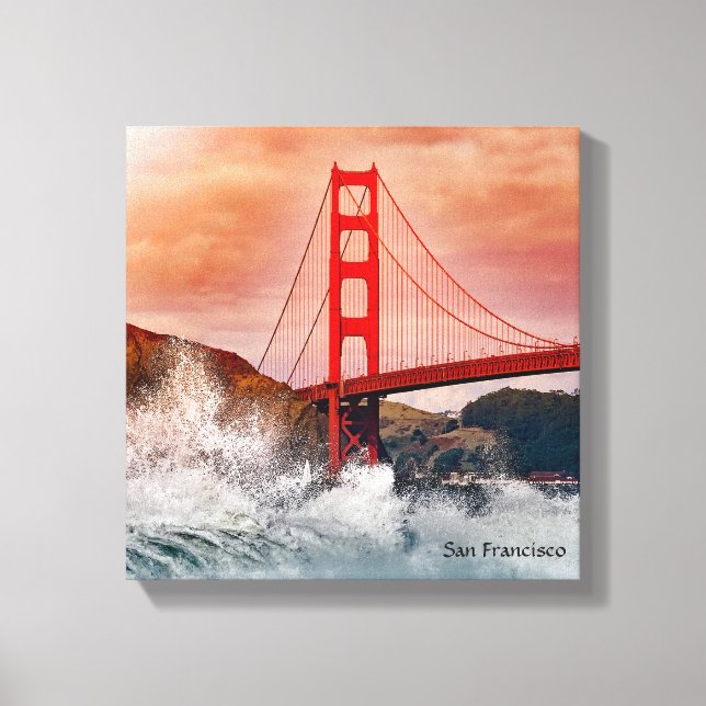 San Francisco Bay Bridge Canvas Print (Front)
