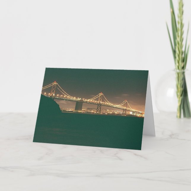 San Francisco Bay Bridge Card (Front)