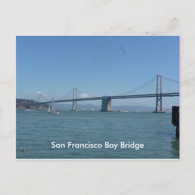 San Francisco Bay Bridge Postcard (Front)