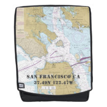 San Francisco Bay Nautical Boaters Backpack