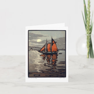 San Francisco Bay Note Card