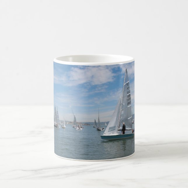 San Francisco Bay Sailing Coffee Mug (Center)