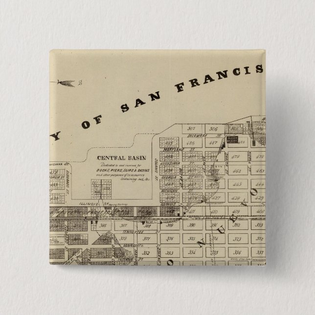 San Francisco Bay Salt Marsh Button (Front)