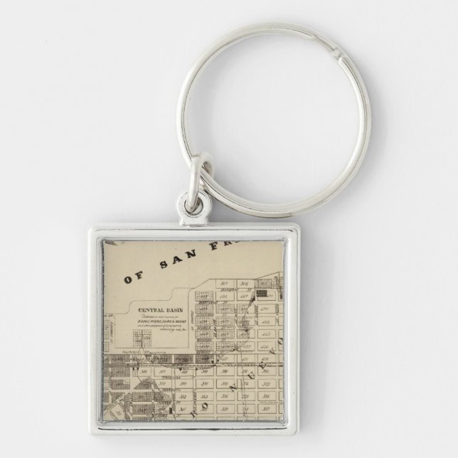 San Francisco Bay Salt Marsh Keychain (Front)