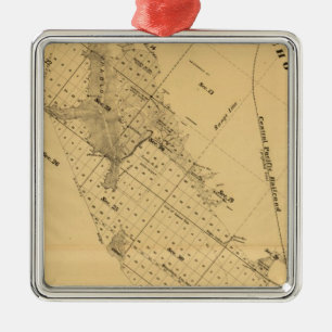 San Francisco Bay Salt Marsh Metal Ornament