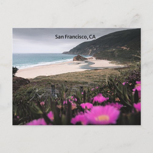 San Francisco beach Postcard