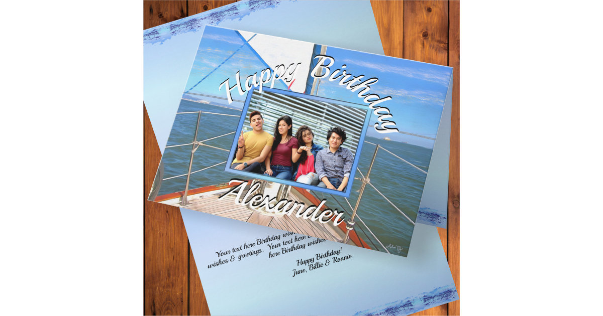 San Francisco Birthday Sailing 0869 Card Zazzle