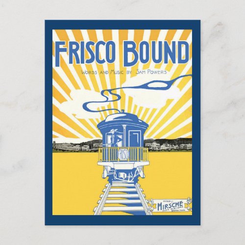 San Francisco Bound Postcard