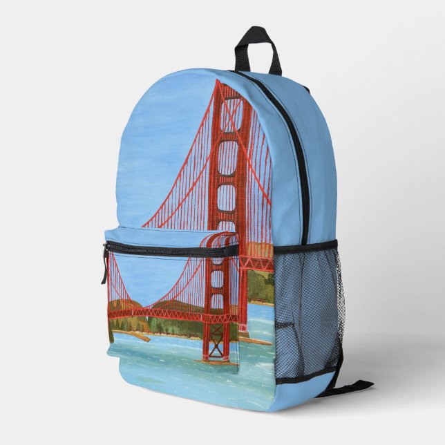 San Francisco Bridge backpack  (Back Corner Right)