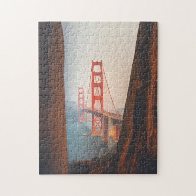 San Francisco Bridge Jigsaw Puzzle Complex Jigsaw (Vertical)