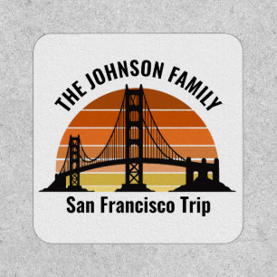 San Francisco Bridge Sunset Custom Souvenir Patch