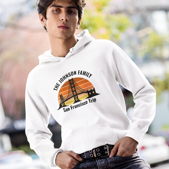 San Francisco Bridge Sunset Custom Trip Hoodie (Creator Uploaded)