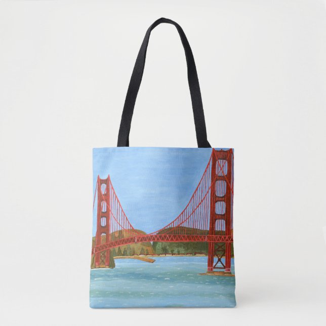 San Francisco Bridge Tote Bag  (Front)