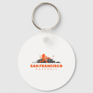 San Francisco Bysebyll Vintage Player Retro Byseby Keychain